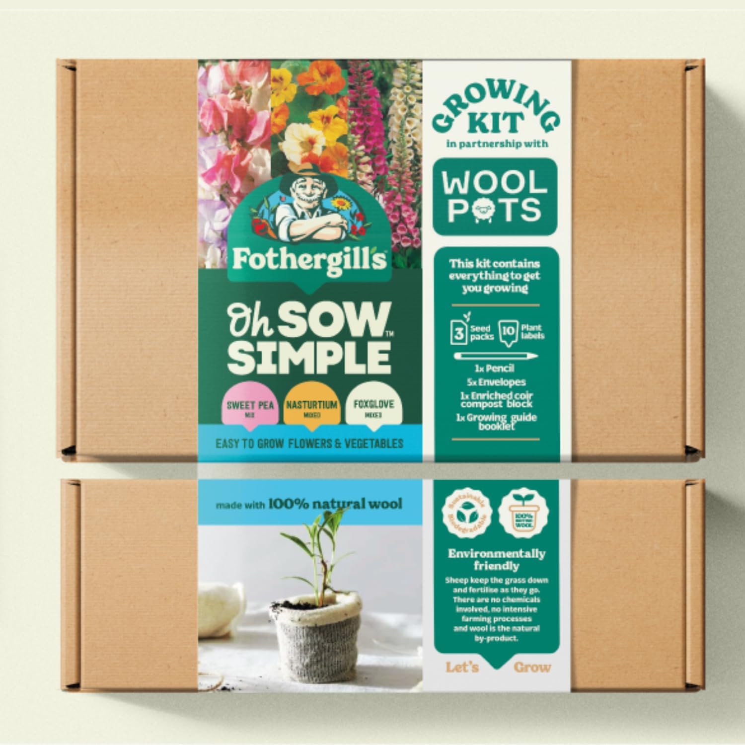Oh Sow Simple Flowers Growing Kit