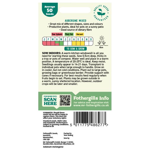 Aubergine Mix Seeds