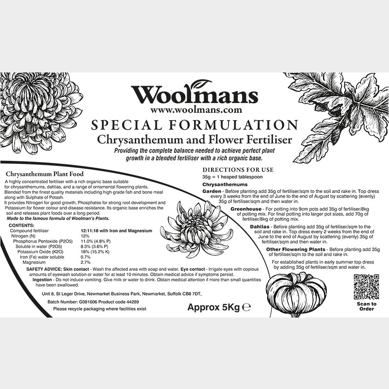 Chrysanthemum and Flower Fertiliser