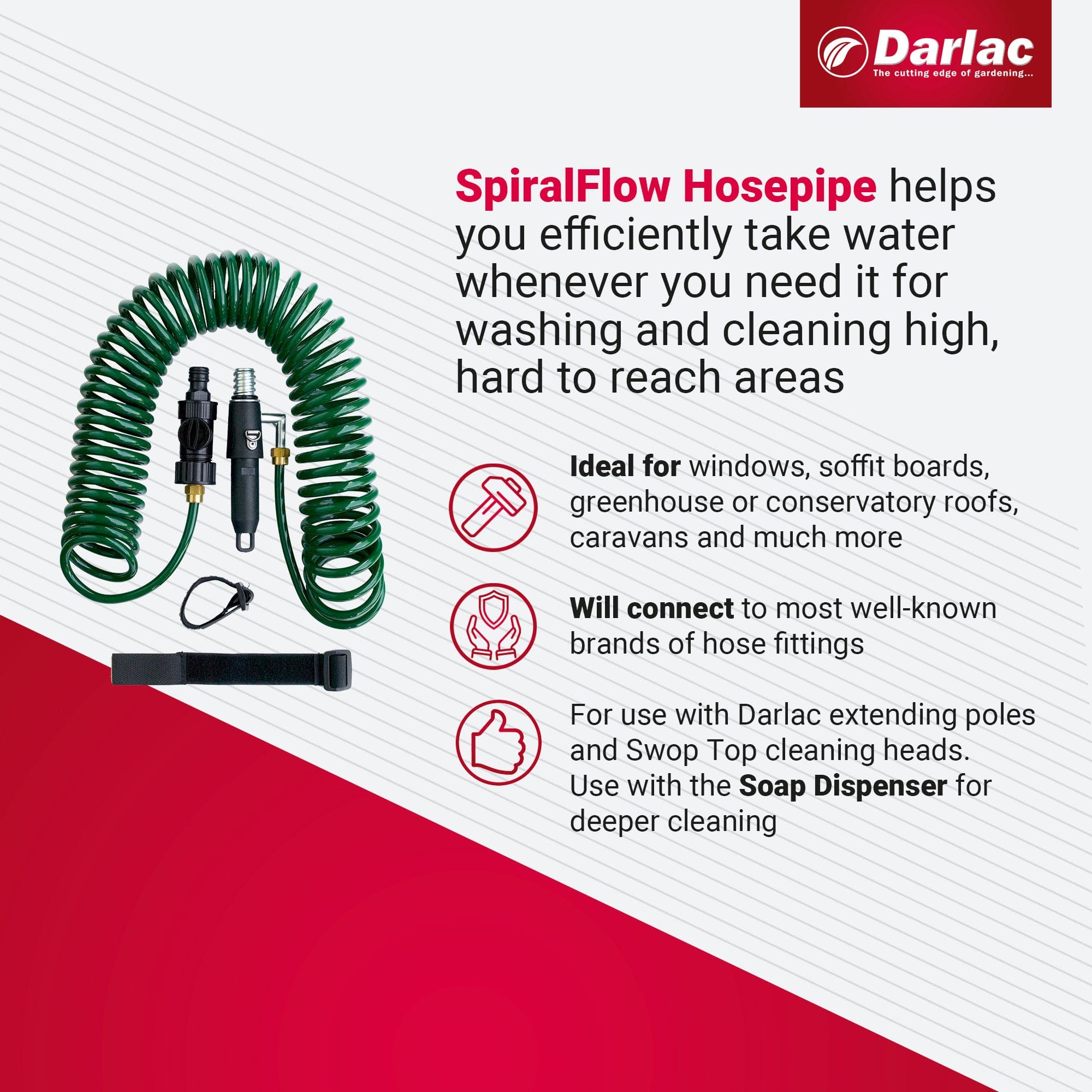 Darlac Swop Top Spiralflow Coil Hosepipe
