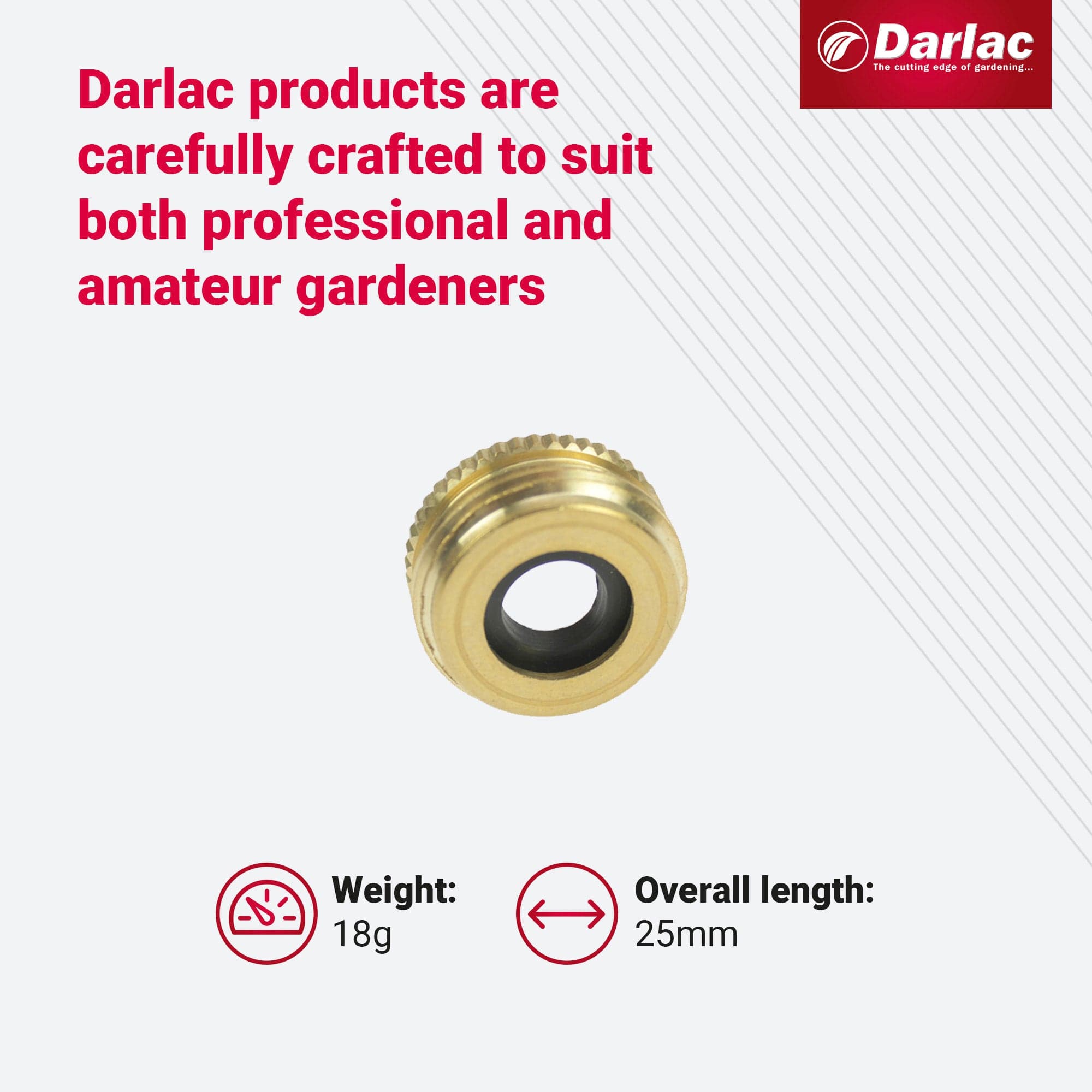 Darlac 1/2" - 3/4" Thread Adapter