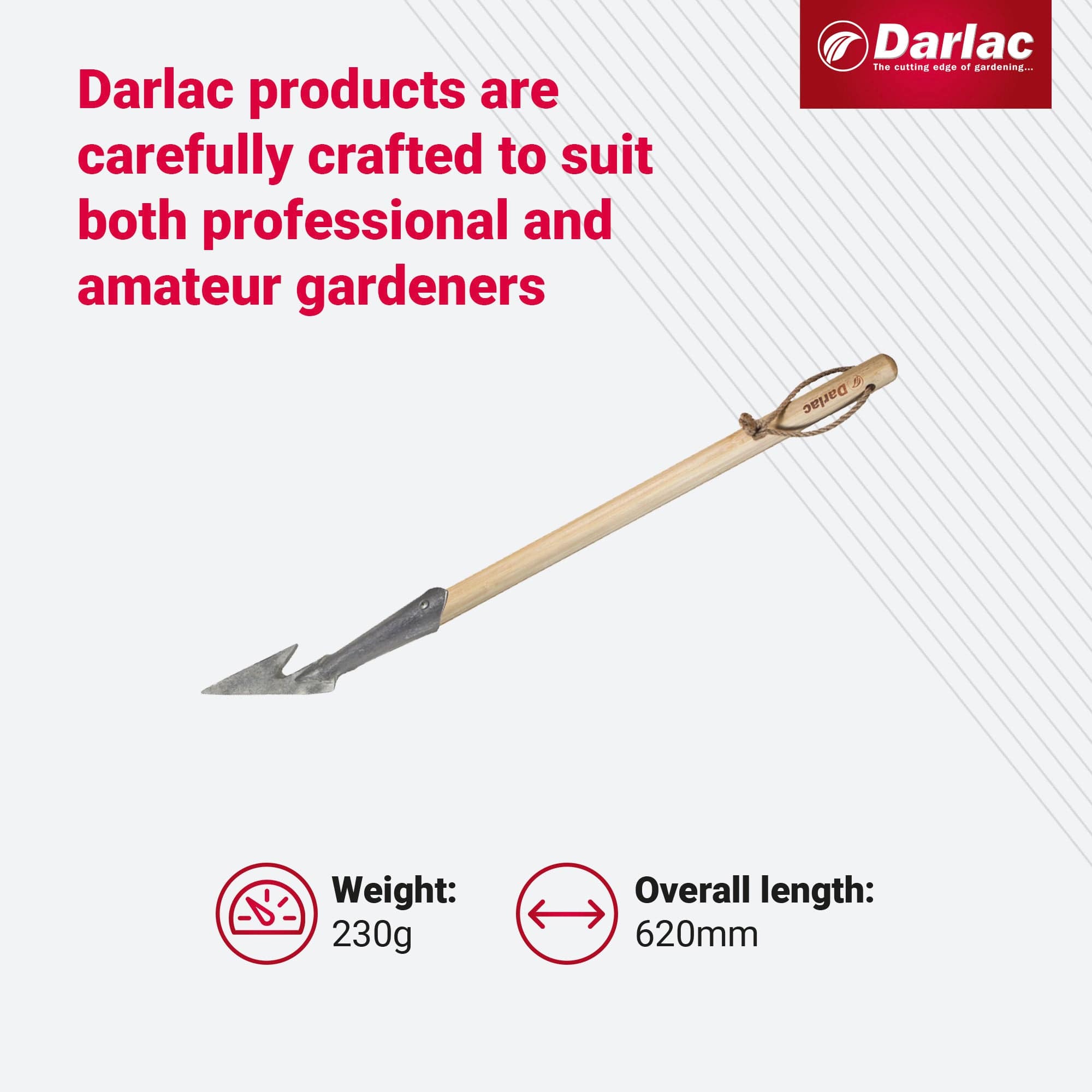 Darlac Bamboo Weeding Spear Hoe Short Handle