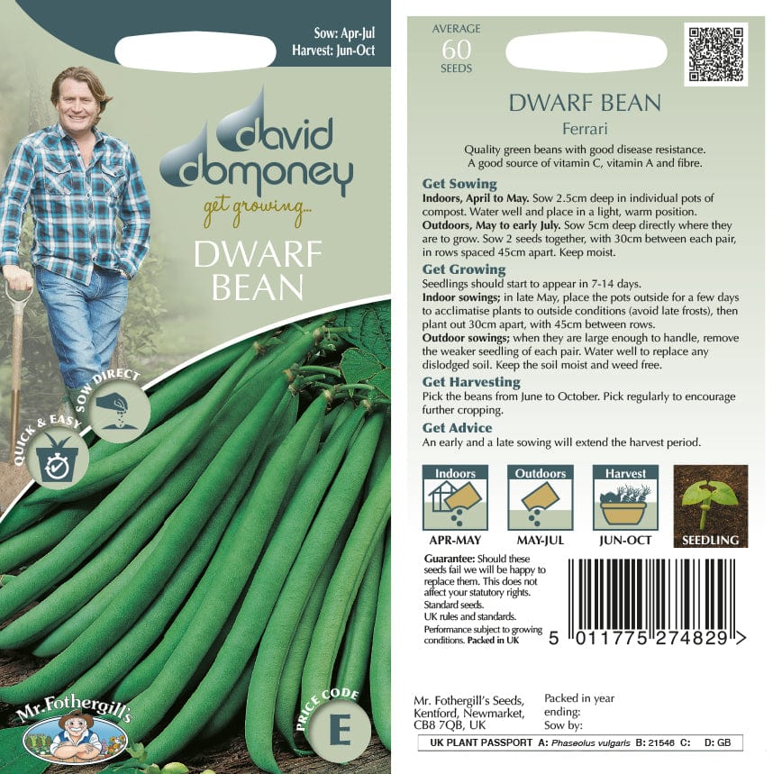 David Domoney, Get Growing Dwarf Bean