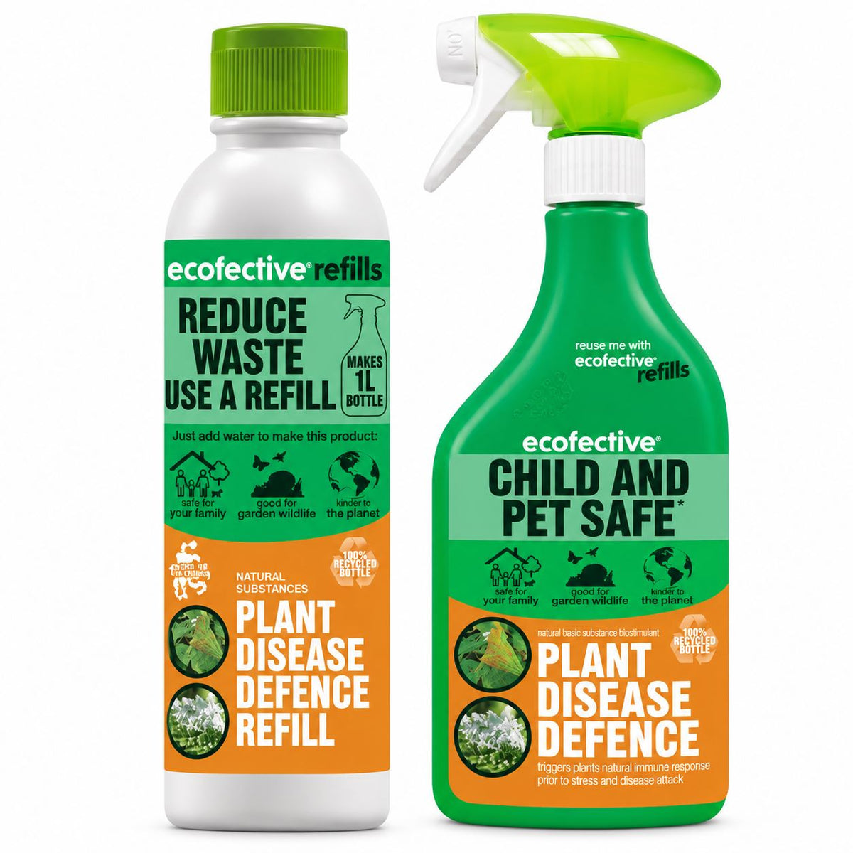 Ecofective Plant Disease Defence Spray and Concentrate Refill
