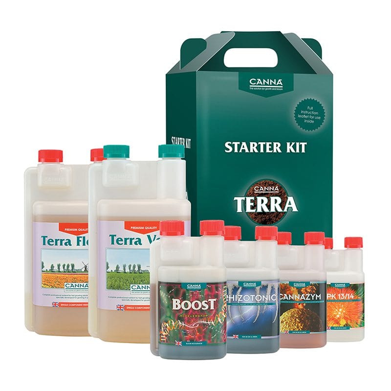 CANNA TERRA Nutrients and Additives Starter Kit