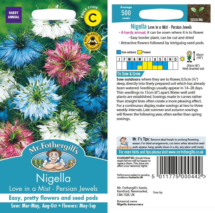 Nigella Persian Jewels Seeds