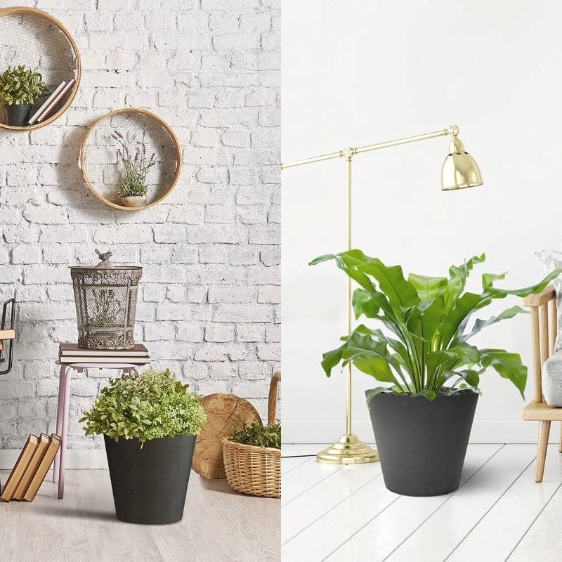 Octavia Recycled and Unbreakable Plant Pots Set of 2 (28, 38cm)