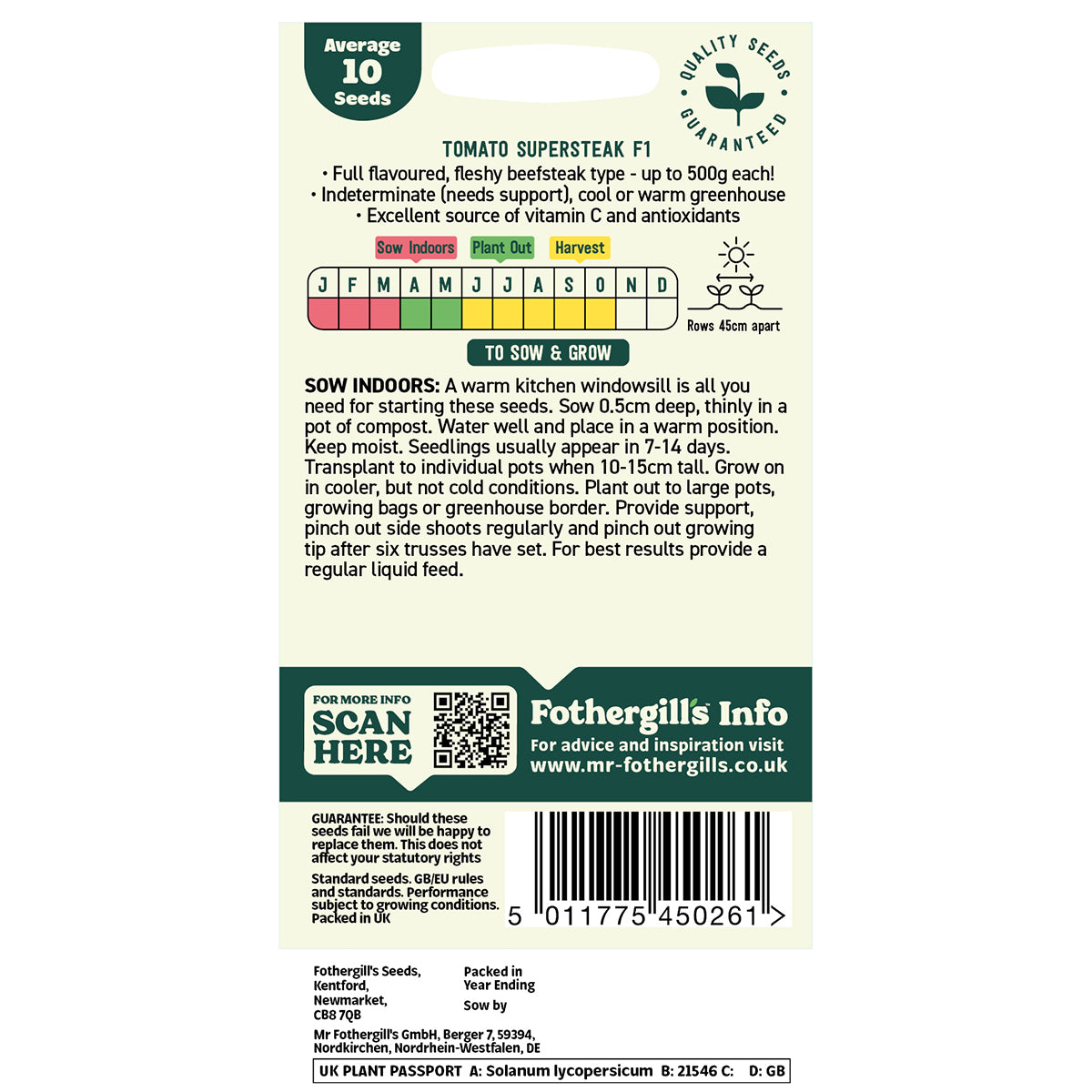 Oh Sow Simple - Tomato Large Seeds