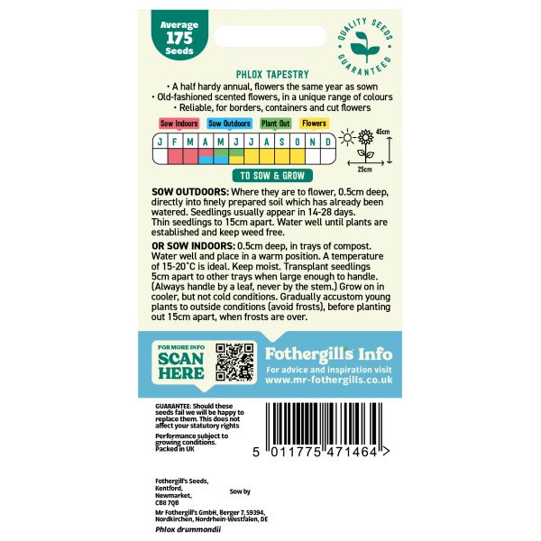 Phlox Tapestry Seeds