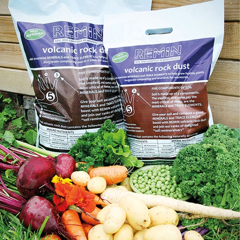 volcanic potting mix REMIN volcanic rock dust 10kg from Mr Fothergill's Seeds and Plants