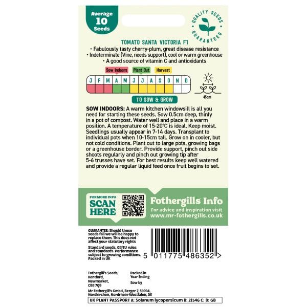 Tomato Santa Victoria F1 Seeds