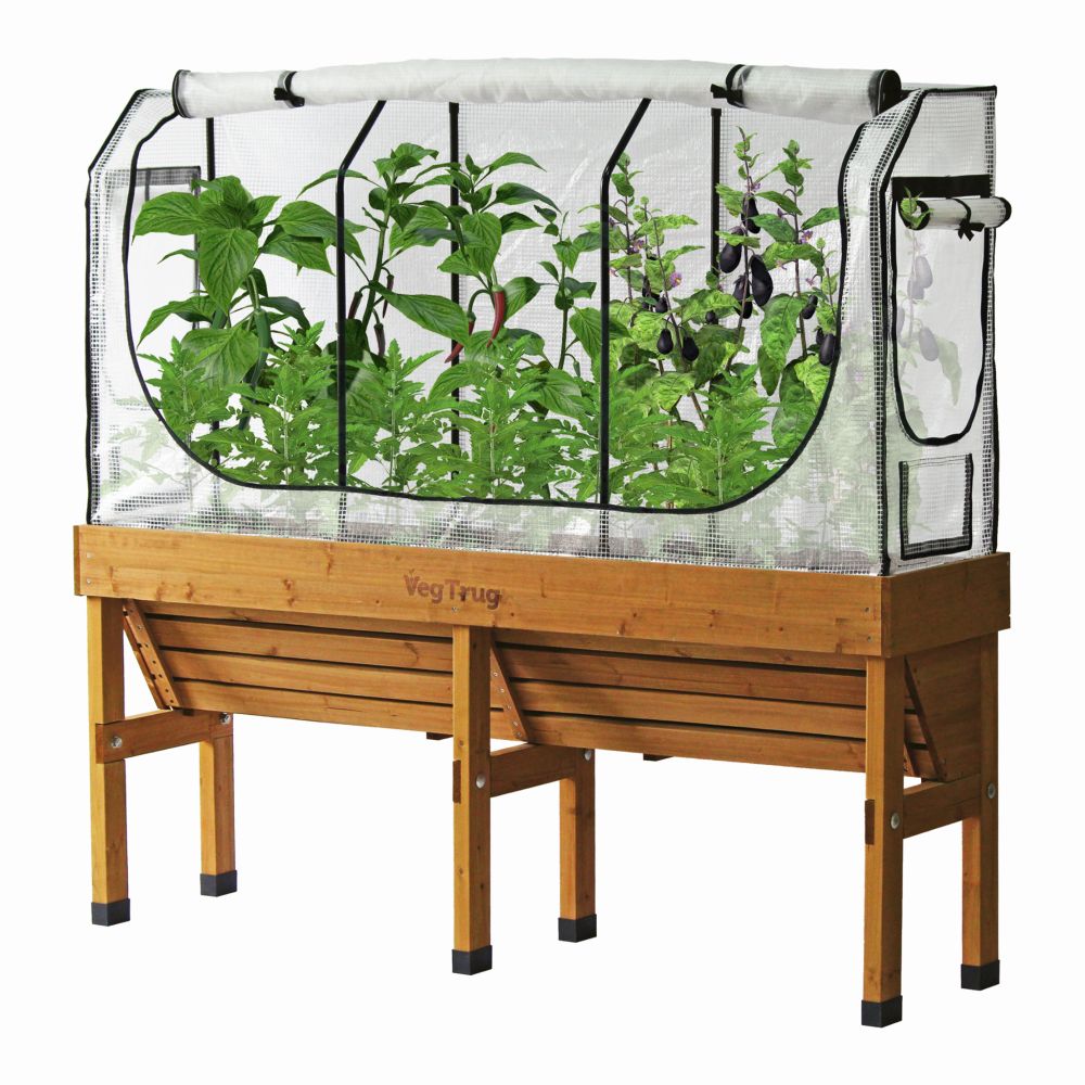 Wall Hugger Greenhouse Frame & Multi-Cover Set