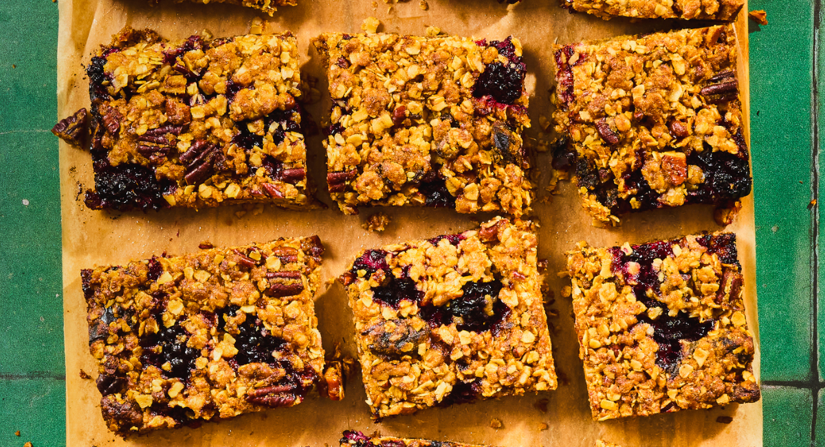 Recipe: Blackberry & Pecan Flapjacks