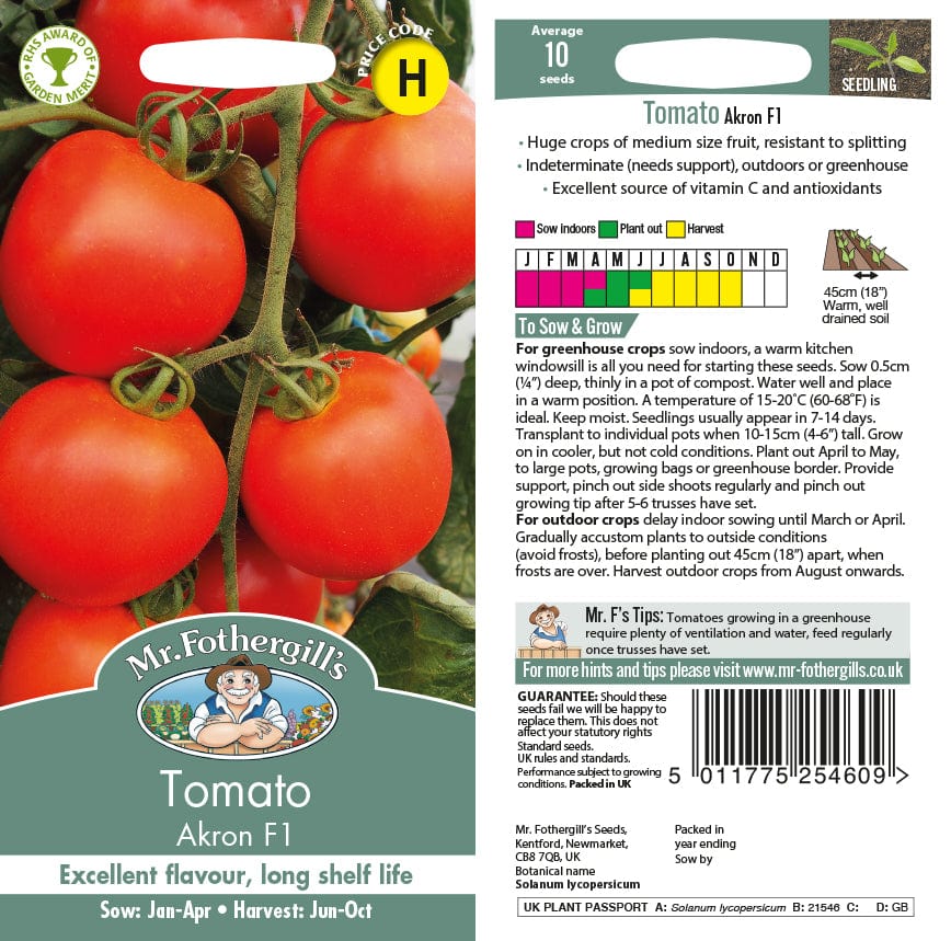 Tomato Akron F1 Seeds
