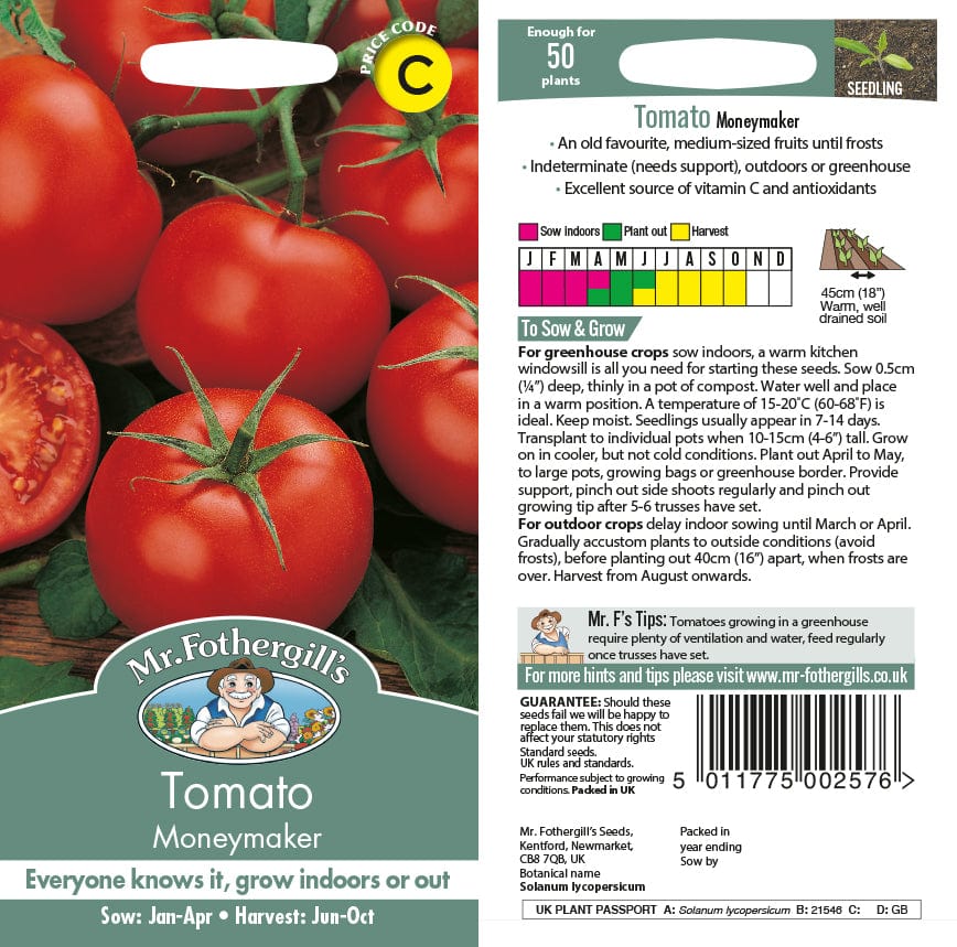 Tomato (Standard) Moneymaker Seeds