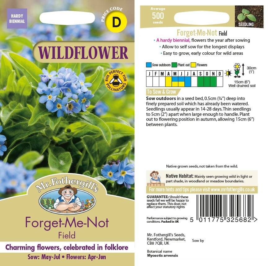 Forget-Me-Not Field Wildflower Seeds