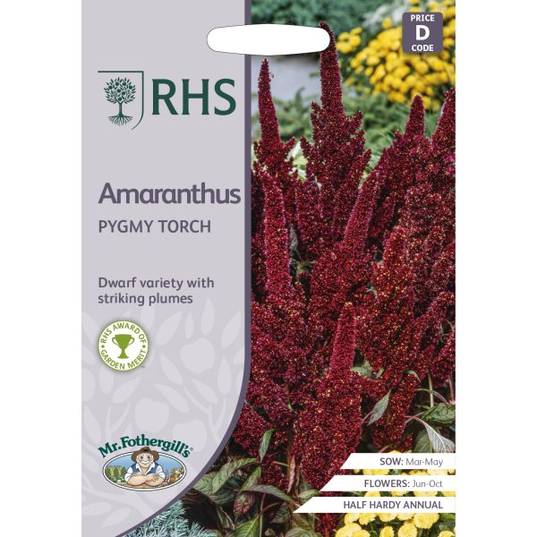 RHS Amaranthus Pygmy Torch Seeds