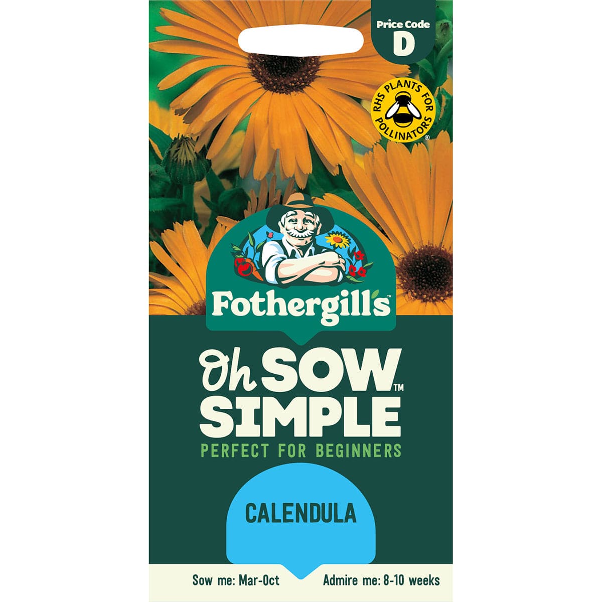 Oh Sow Simple - Calendula Pot Marigold Seeds