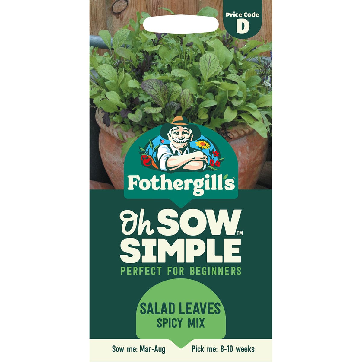 Oh Sow Simple - Salad Leaves Spicy Mix Seeds