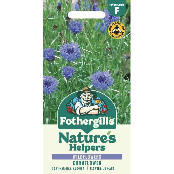 Nature's Helpers Cornflower Wild Cornflower Seeds