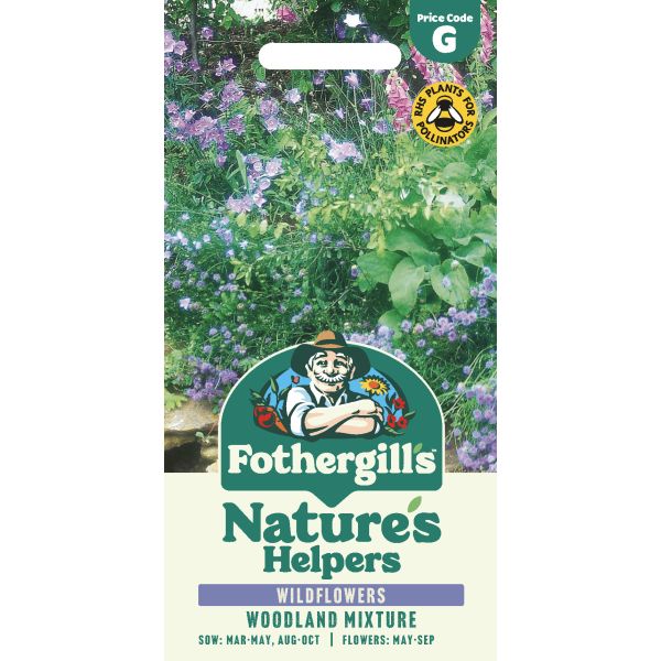 Natures Helpers Wildflower Woodland Mixture Seeds