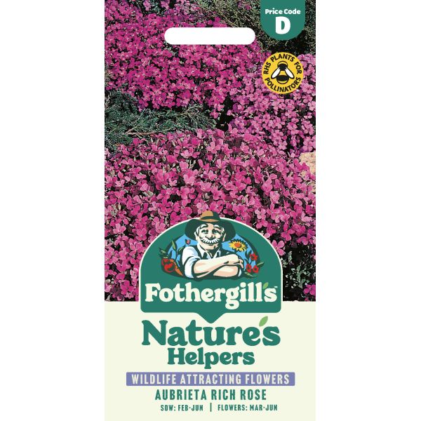 Aubrieta Rich Rose Seeds
