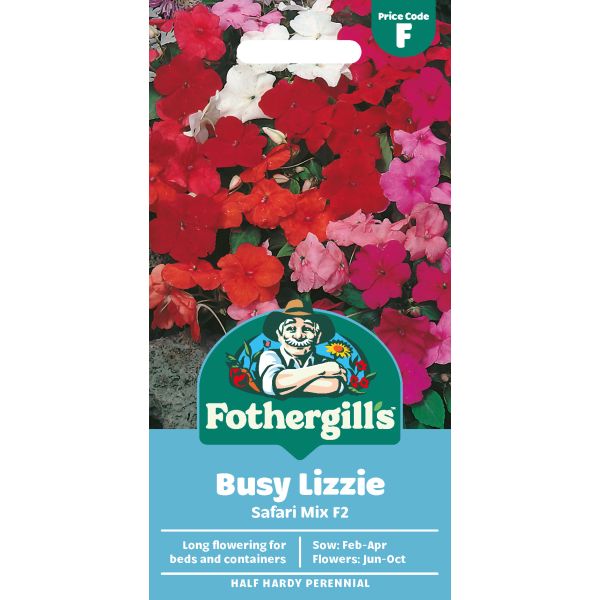 Busy Lizzie Safari Mixed F2 Seeds