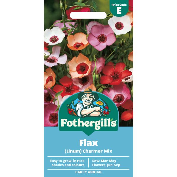 Flax (Linum) Charmer Mix Flower Seeds