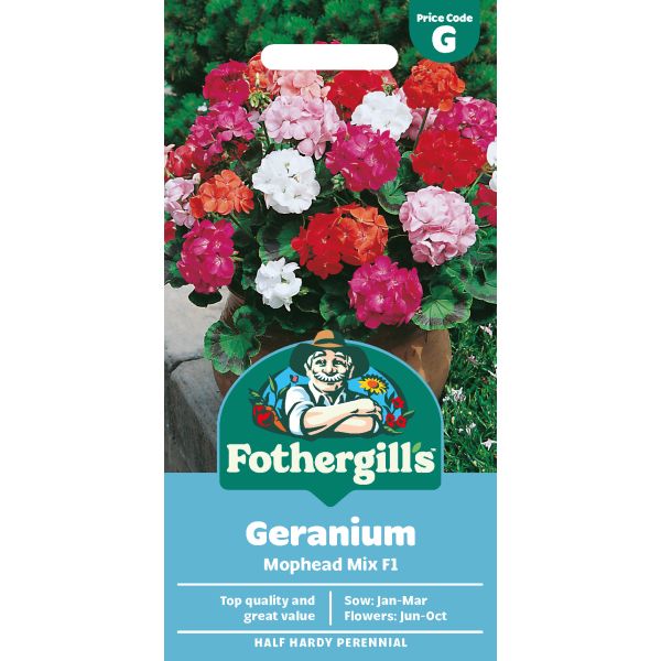 Geranium Fs Mophead Selection F1 Seeds