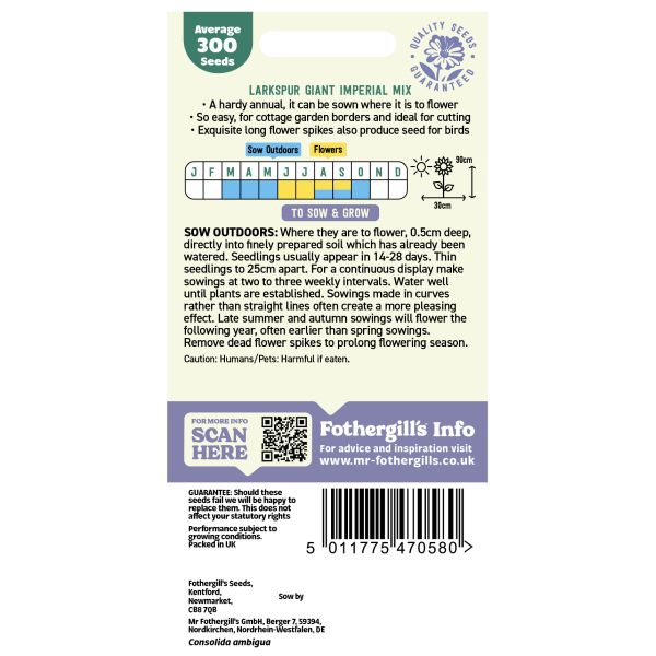 Larkspur Giant Imperial Mixed