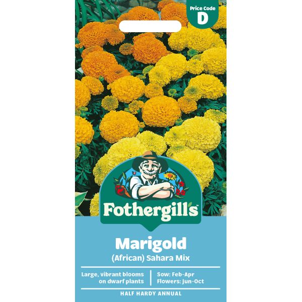 Marigold (African) Sahara Mix Seeds