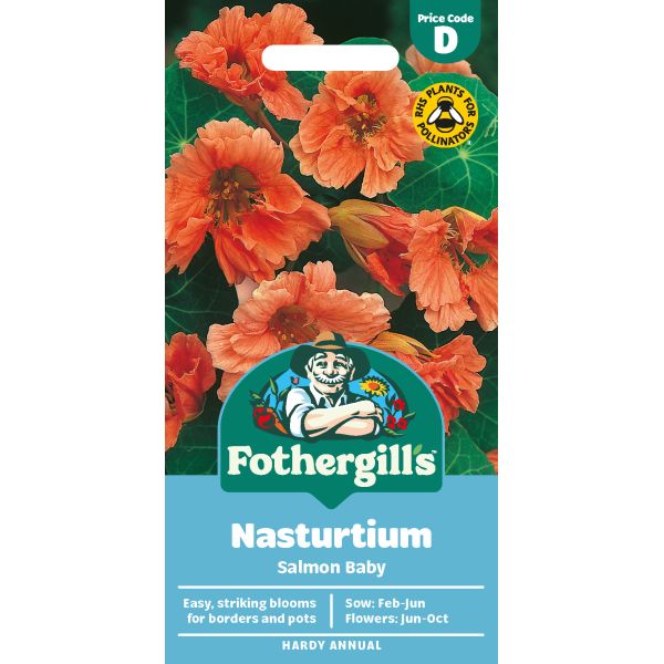 Nasturtium Salmon Baby Seeds