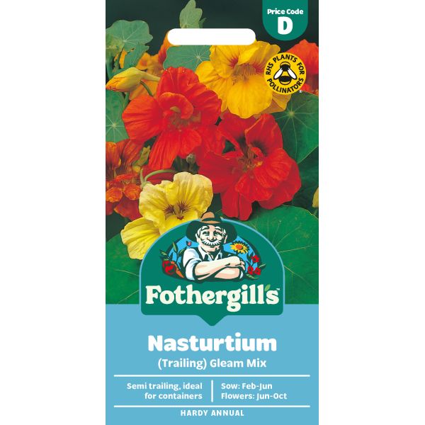 Nasturtium Gleam Mix Seeds
