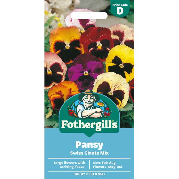 Pansy Swiss Giants Seeds