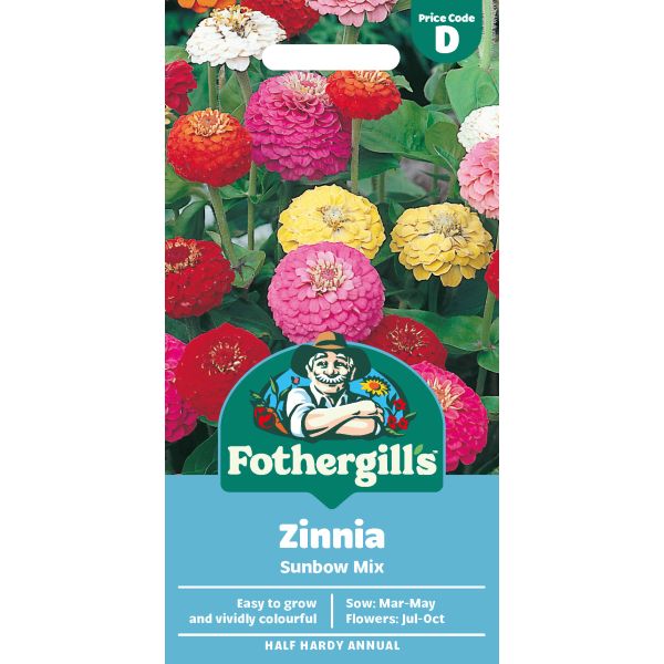 Zinnia Sunbow Seeds