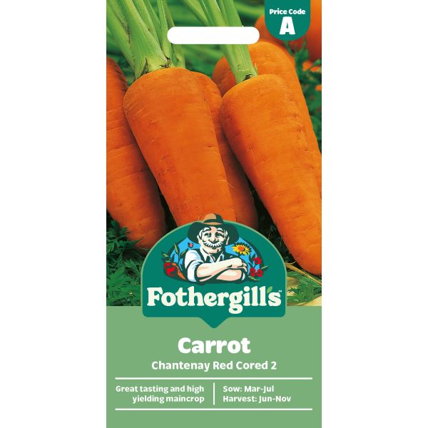 Carrot Chanteney Cored 2 Seeds