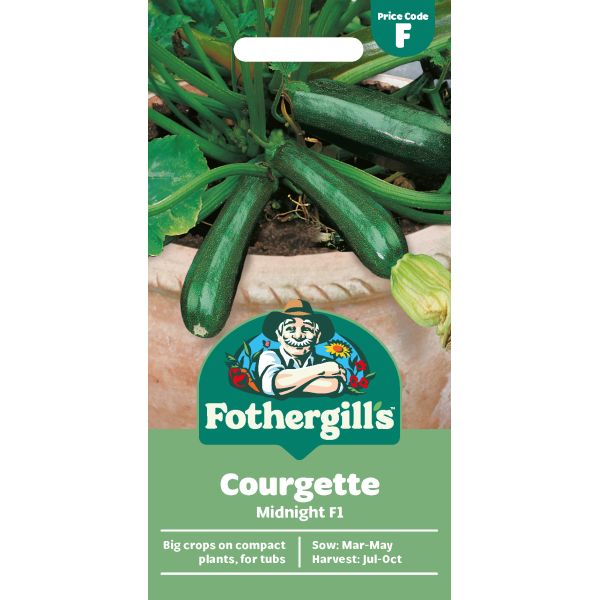 Courgette Midnight F1 Seeds
