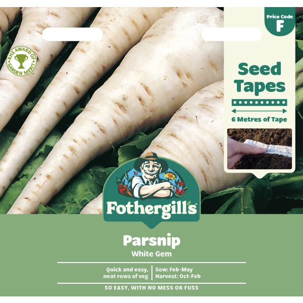 Parsnip White Gem Seed Tape