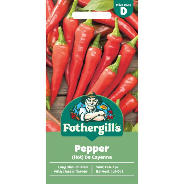 Chilli Pepper De Cayenne Seeds