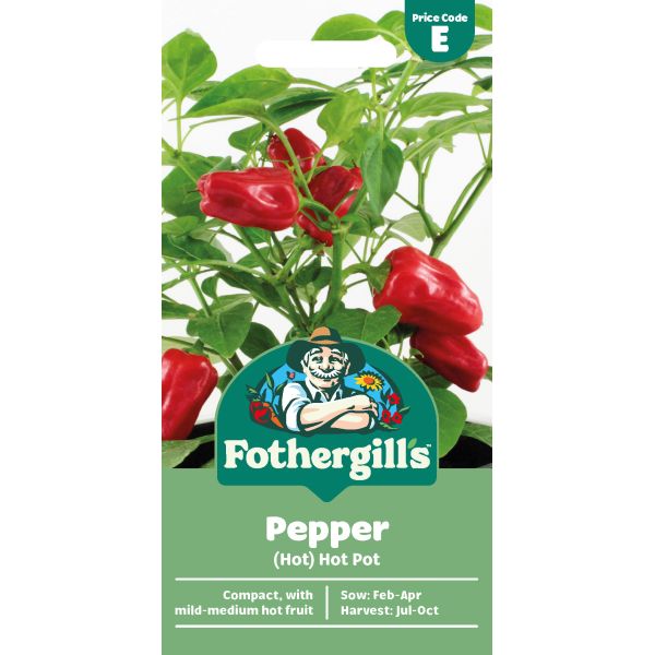 Pepper (Hot) Hotpot Seeds from Mr Fothergill's.