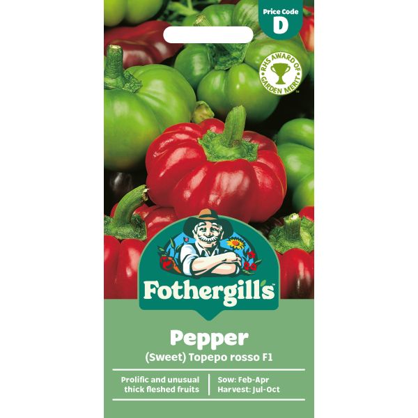 Pepper (Sweet) Topepo rosso F1 Seeds
