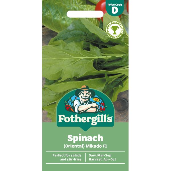Spinach (Oriental) Mikado F1 Seeds