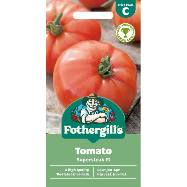 Tomato (Beefsteak) Supersteak F1 Vegetable Seeds