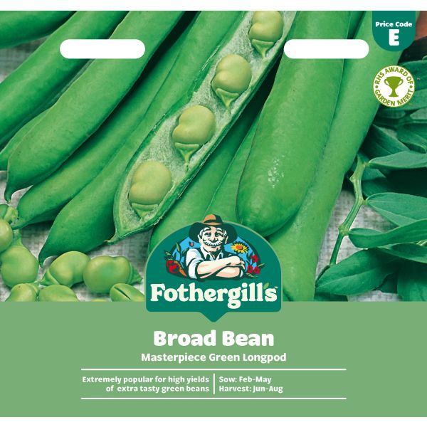 Broad Bean Masterpiece Green Longpod Seeds