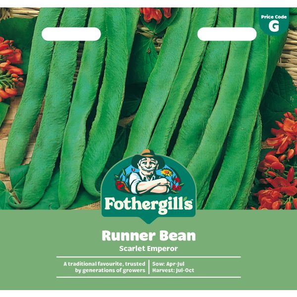 Runner Bean Scarlet Emperor Seeds