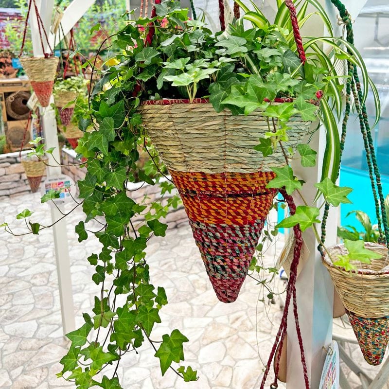 Artisan Hanging Basket - Medium Cone Planter
