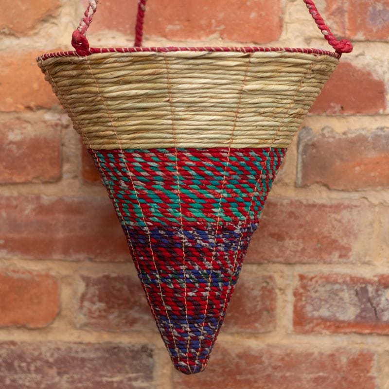 Artisan Hanging Basket - Medium Cone Planter