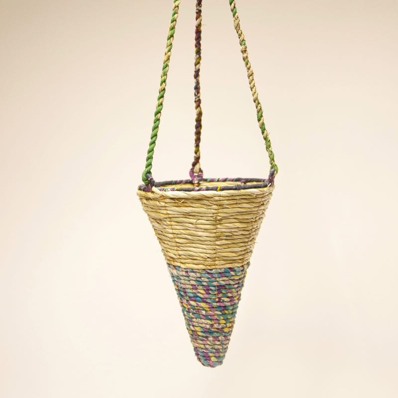 Artisan Hanging Basket - Small Cone Planter