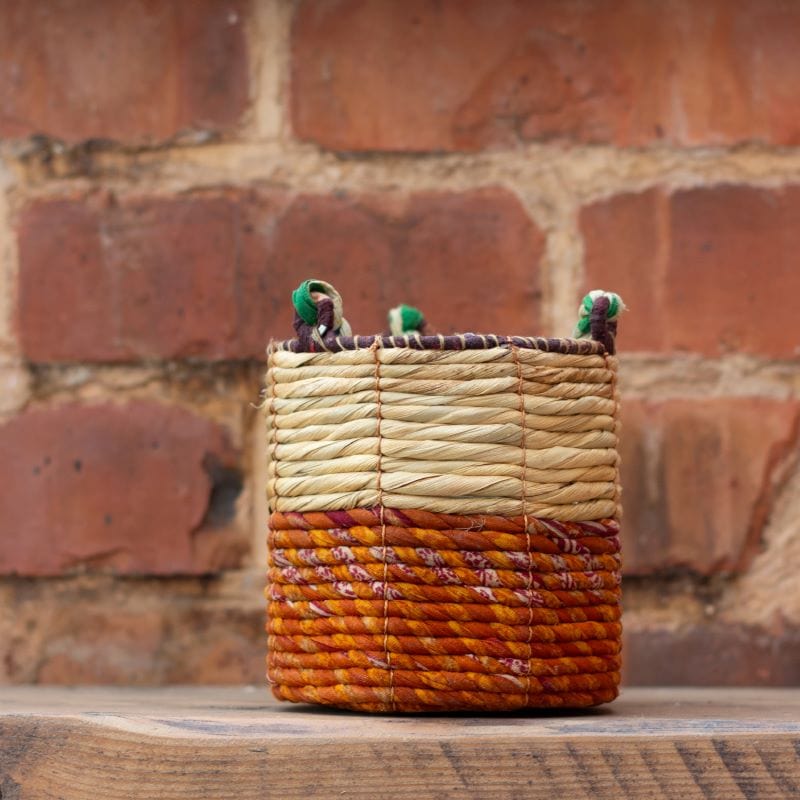 Artisan Hanging  Basket - Small Cylinder Planter
