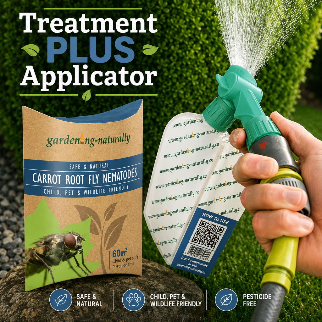 Carrot Root Fly Nematode Treatment & Applicator Bundle